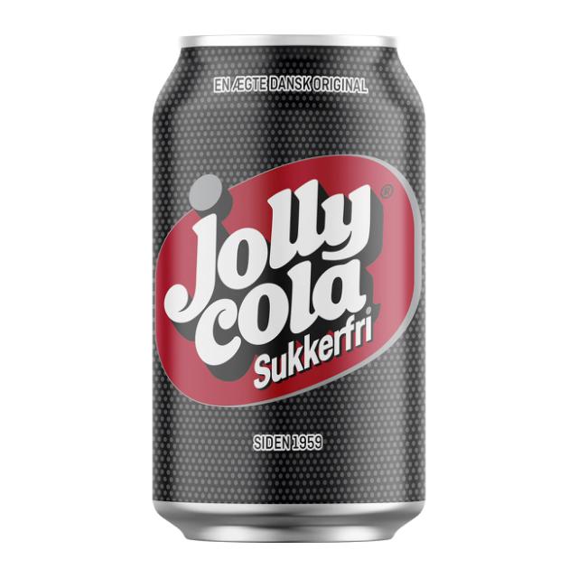 Jolly Cola Sukkerfri 18x0,33l