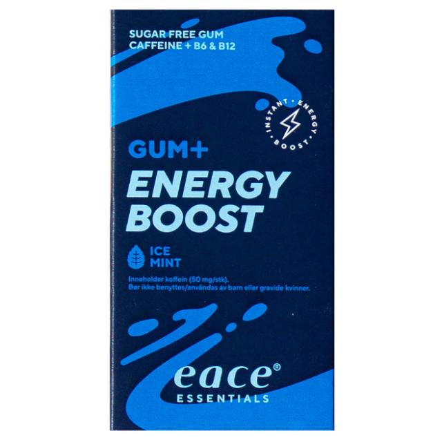 eace Gum+ Energy Boost Ice Mint 20g