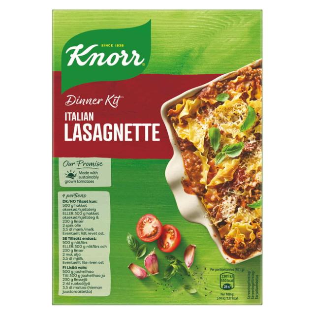 Knorr lasagnette 270 g