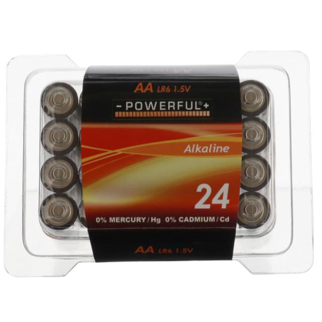 Batterier AA Alkaline 24-Pk