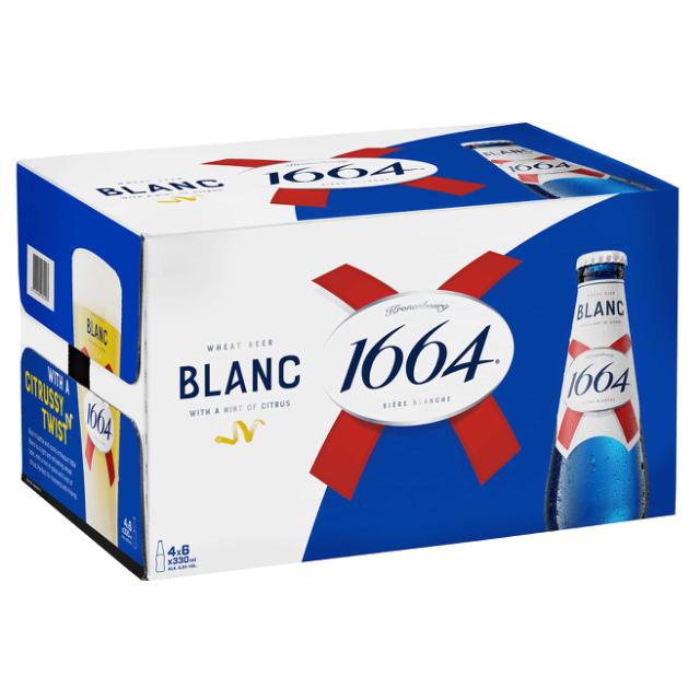 Kronenbourg 1664 Blanc 0.0 24x0,33l Flasche