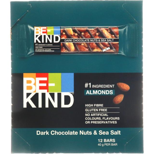 BE-KIND™ Dark Choco Nut & Seasalt 41g