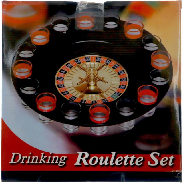 Shots Roulette Med 16 Glas/2 Kugeln