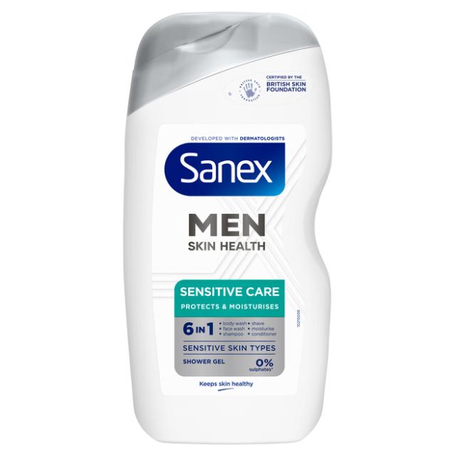 Sanex Shower Gel Men Sensitive 400 ml 