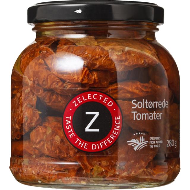 Z Soltørrede Tomater I Solsikkeolie/Getrocknete Tomaten in Sonnenblumenöl 280g