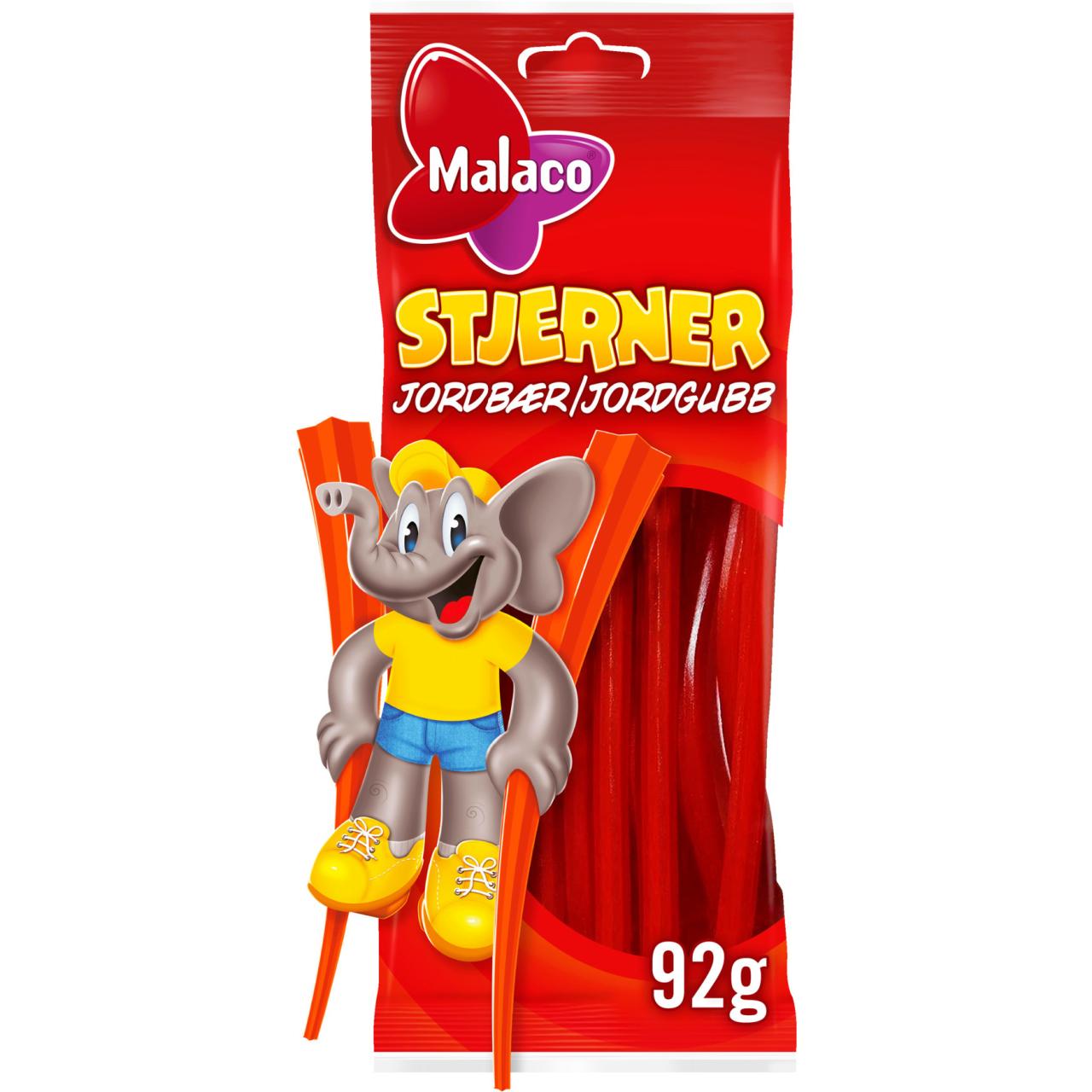 Malaco STJERNER Erdbeer 92g