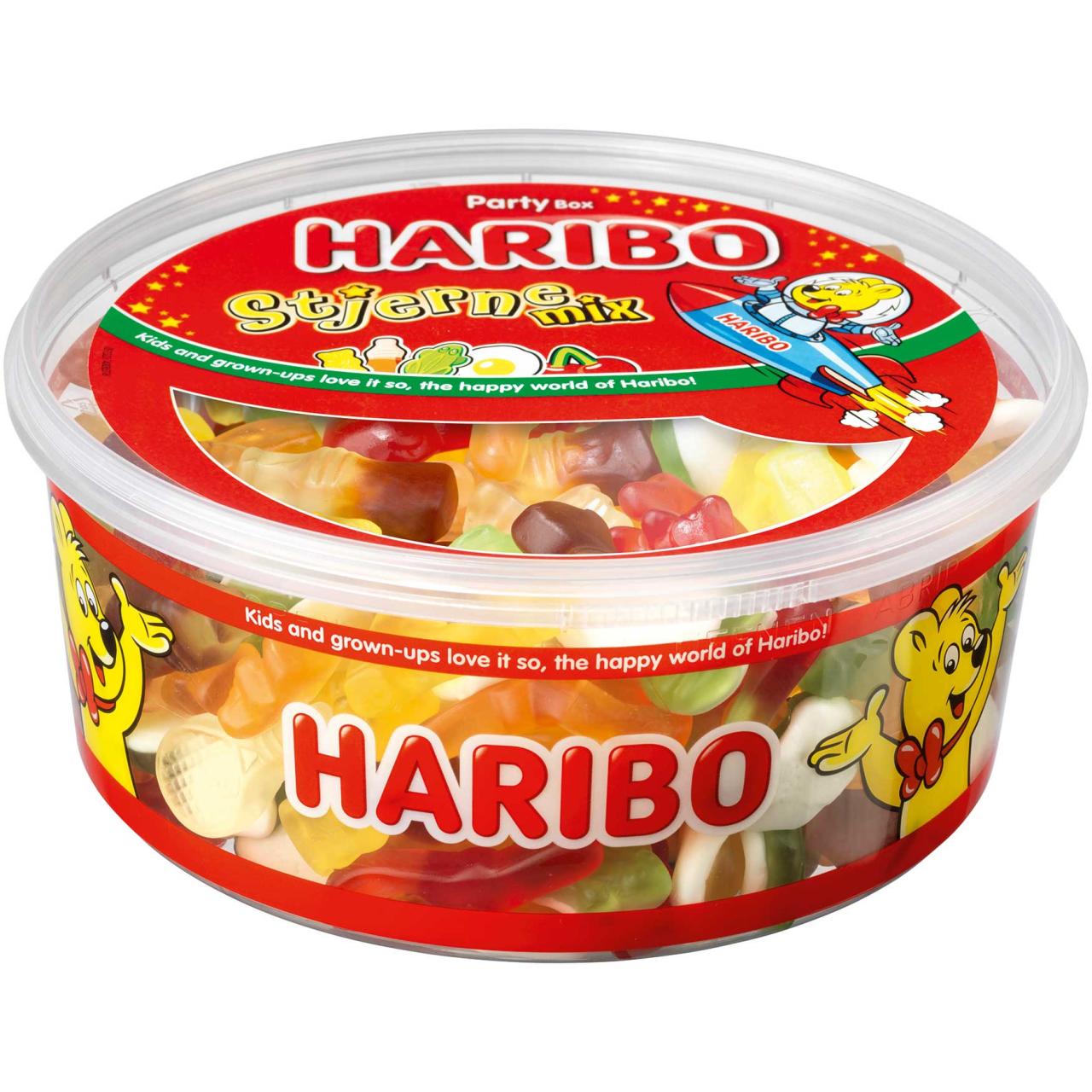 Haribo Stjerne Mix Dose 1kg