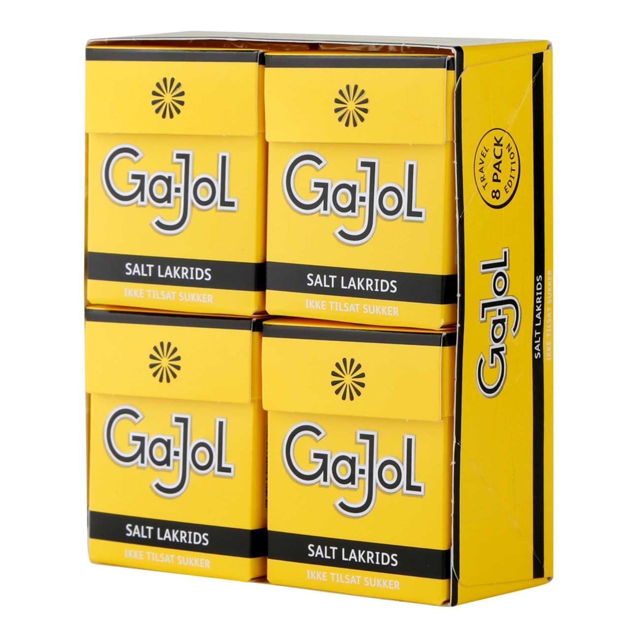 Ga-Jol Salt Lakrids Gul 8x23g