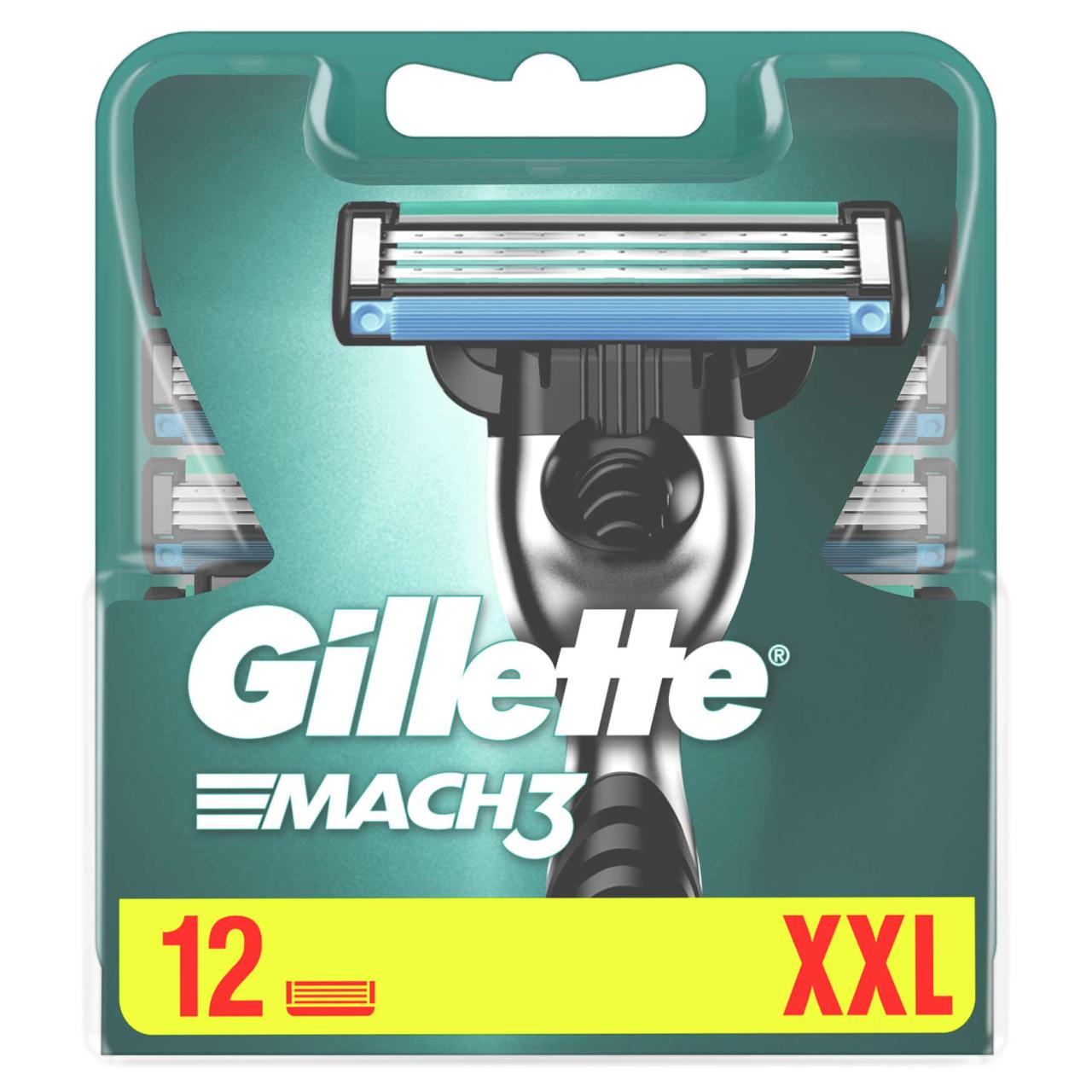 Gillette Mach 3   12 Ersatzklingen