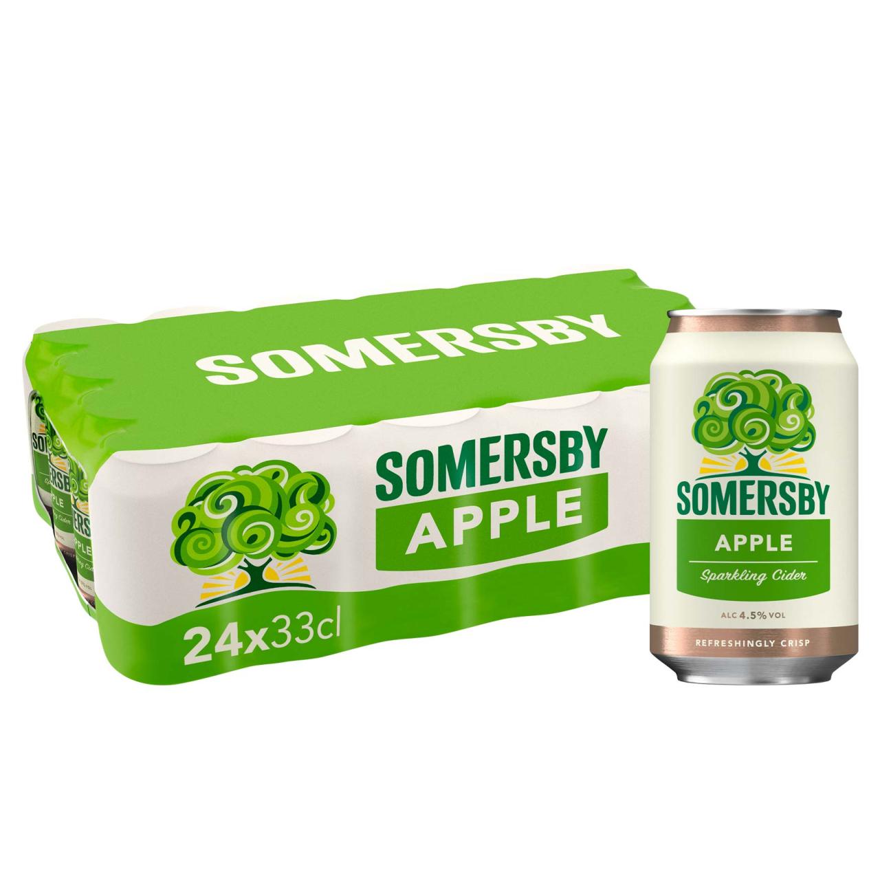 Somersby Æble Cider 4,5% 24x0,33l