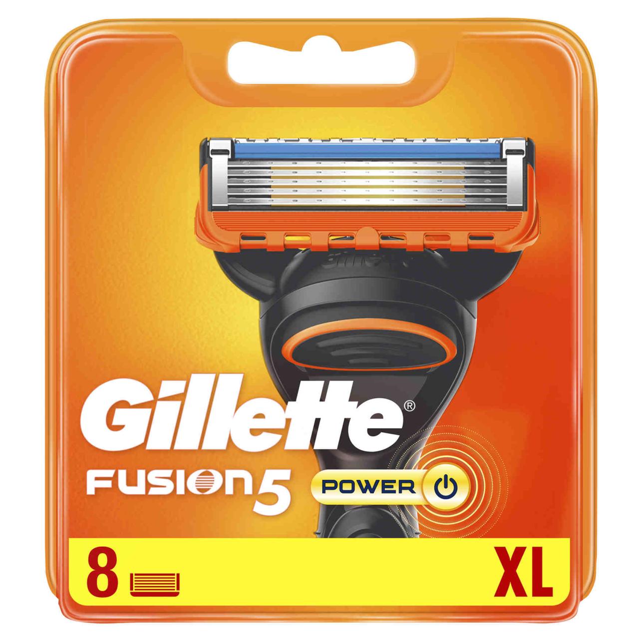 Gillette Fusion 5 Power, 8 Ersatzklingen
