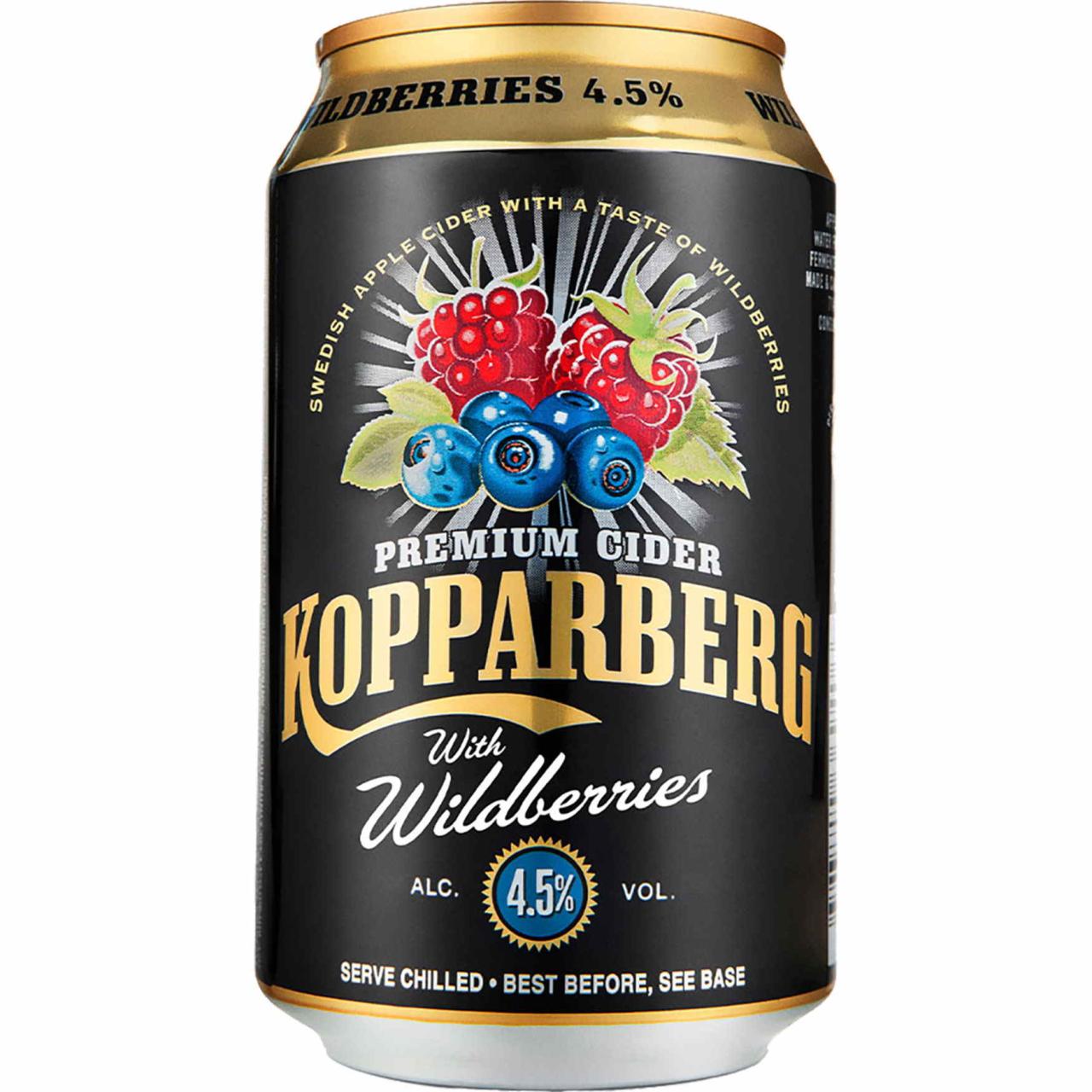 Kopparberg Cider Wildberry 4,5% 24x0,33l