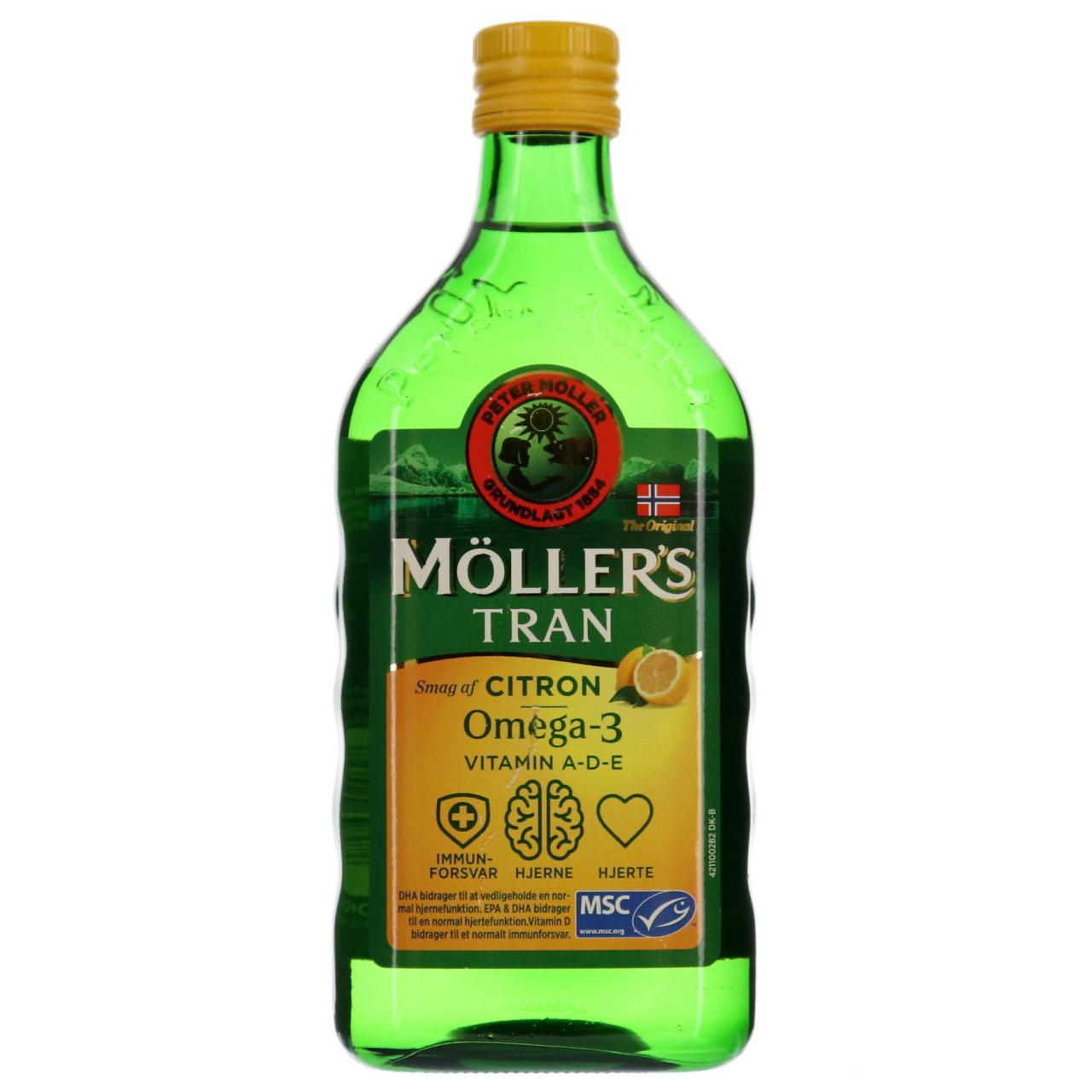 Møllers Tran/Lebertran Citrus 500 ml