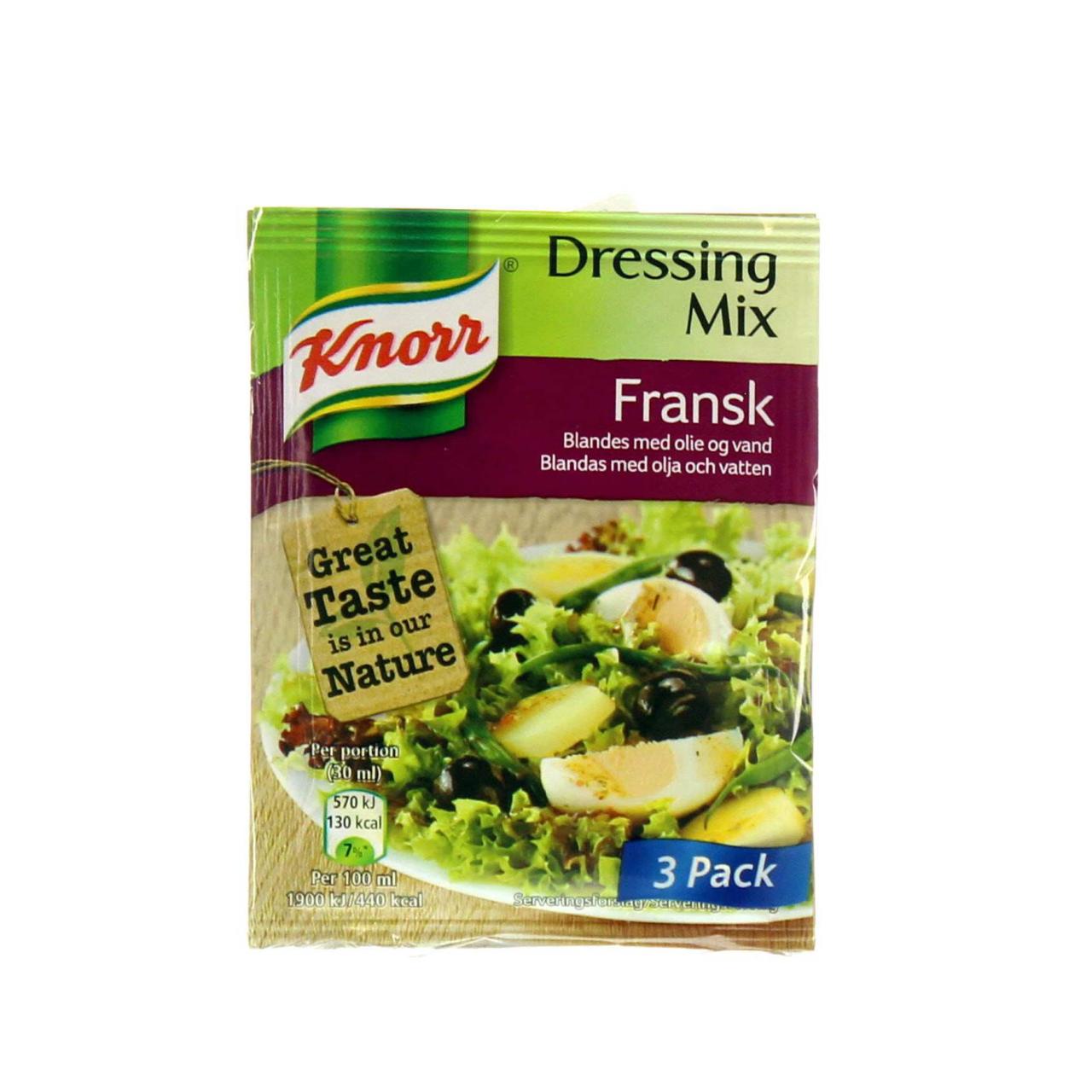 Knorr Dressing Mix Fransk 3x9g