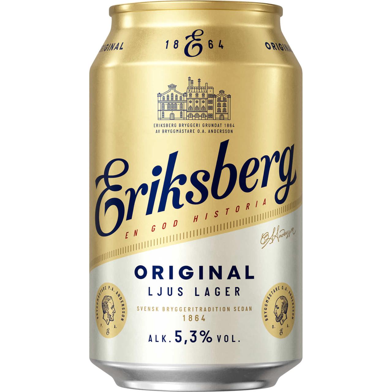 Eriksberg 5,3% 24x0,33l Dose