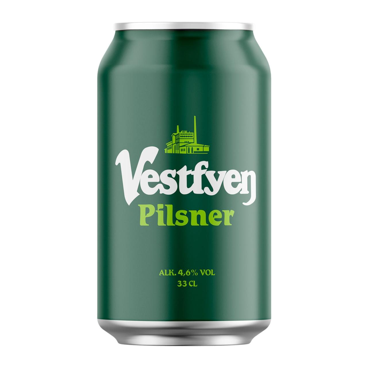 Vestfyen Pilsner 4,6% 24x0,33l Dose
