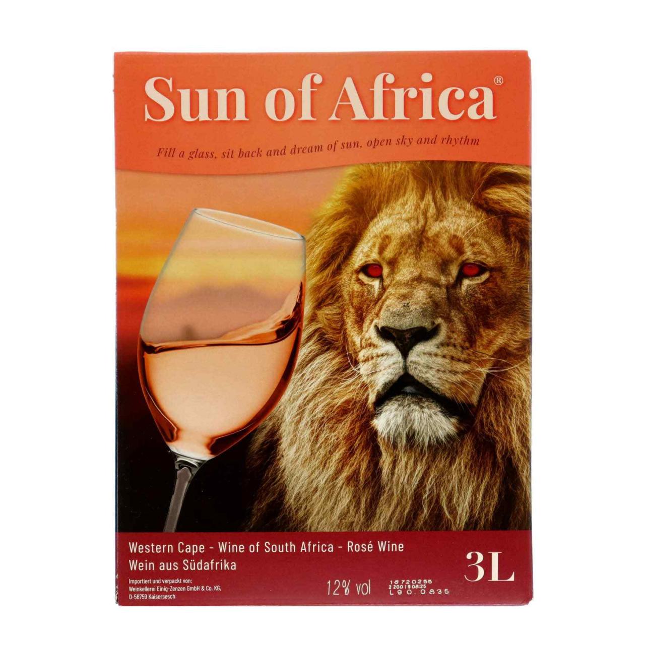 Sun of Africa Cape Rosé 13% 3,0l Display