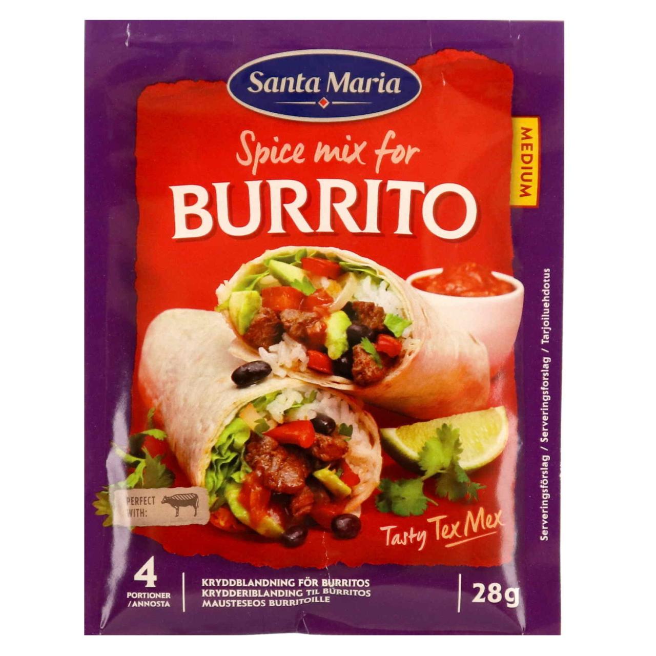 Tex Mex Burrito Spice Mix 28g