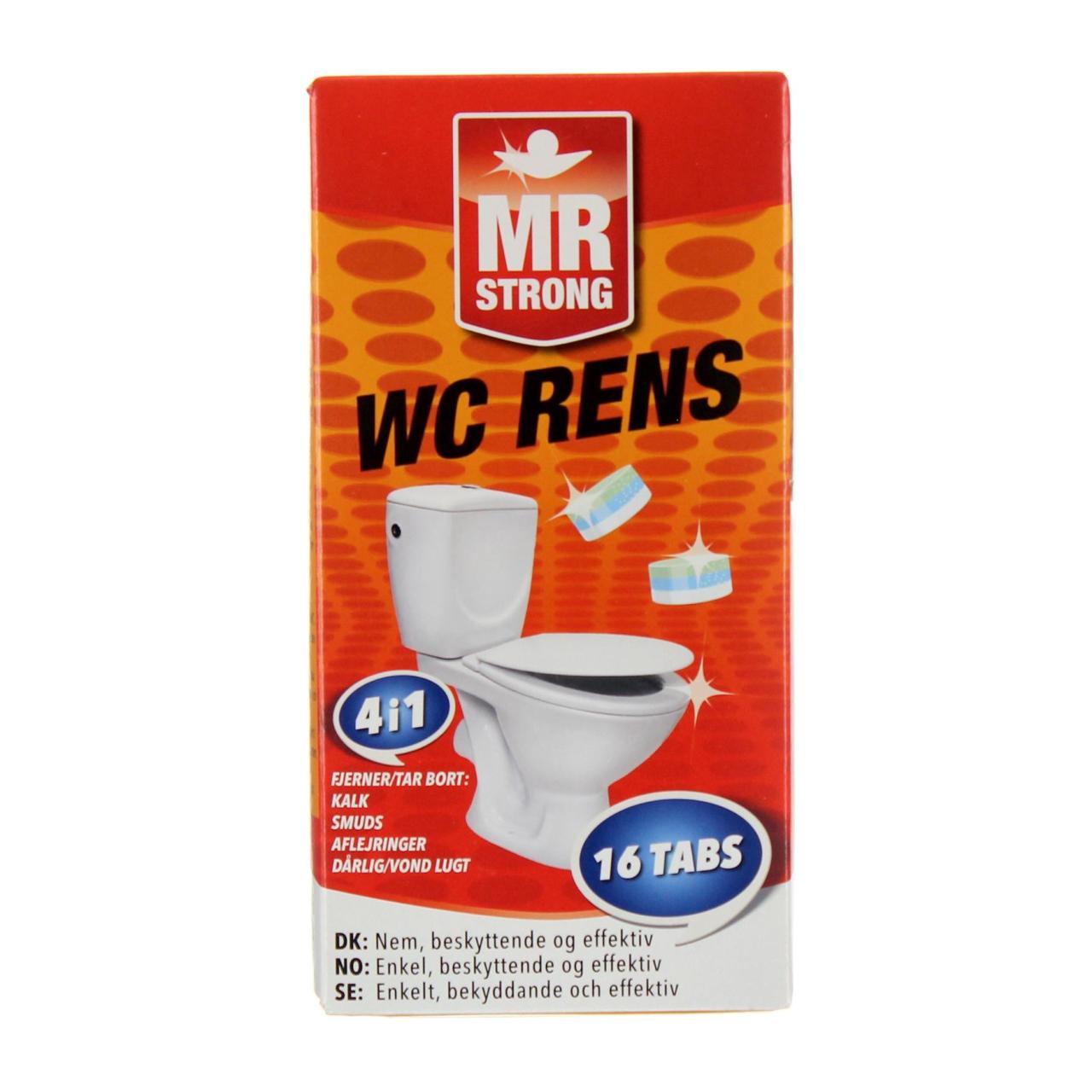 MR Strong WC rens/Toilettenreiniger 16 tabs
