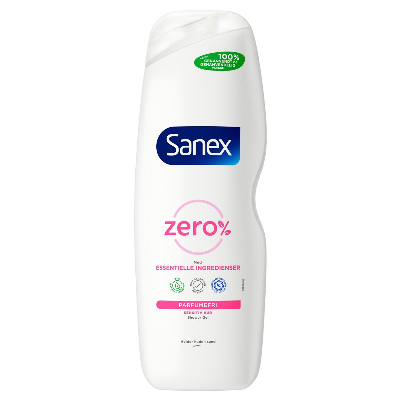 Sanex Shower Gel Zero% 1000 ml