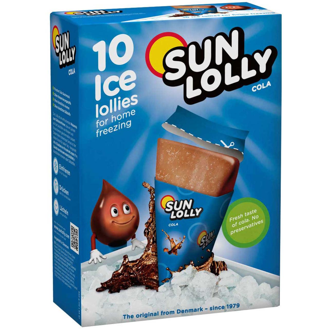 * Sun Lolly Cola 10x65ml Display