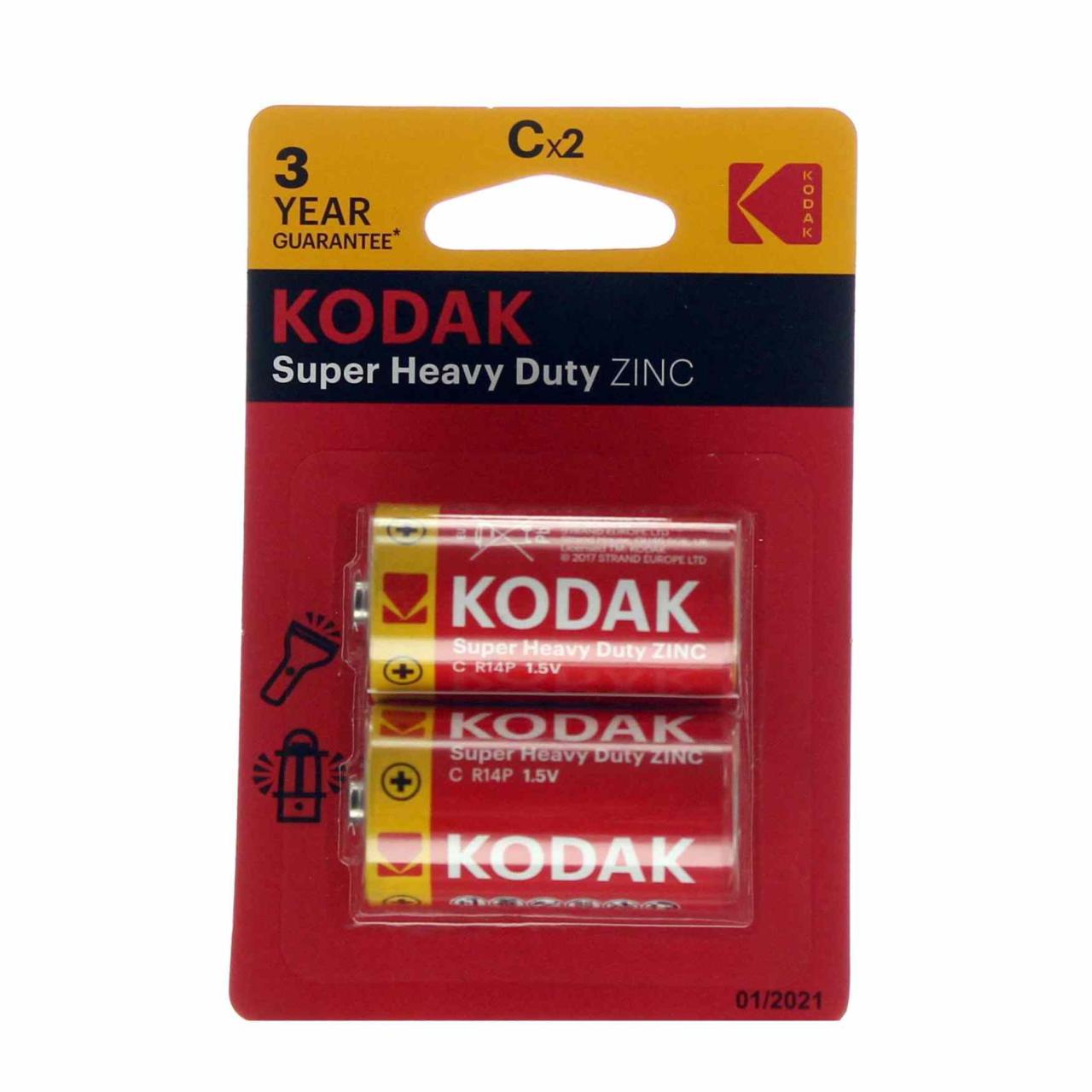 Kodak Zinc Batterie C - 2 Pack
