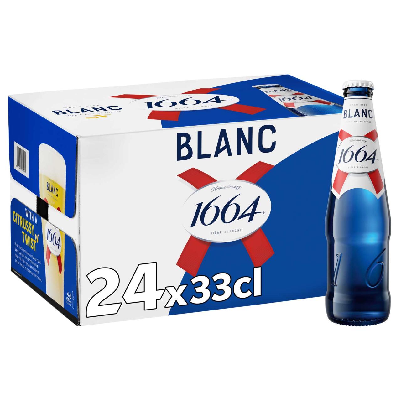 Kronenbourg 1664 Blanc 5% 24x0,33l Flasche