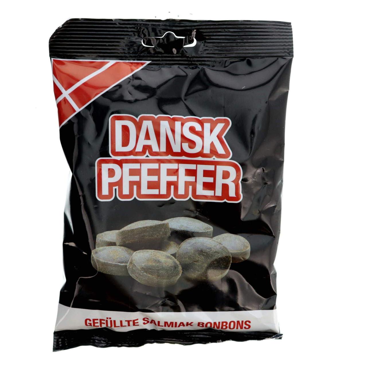 Dansk Pfeffer Gefüllte Salmiak Bonbons 200g