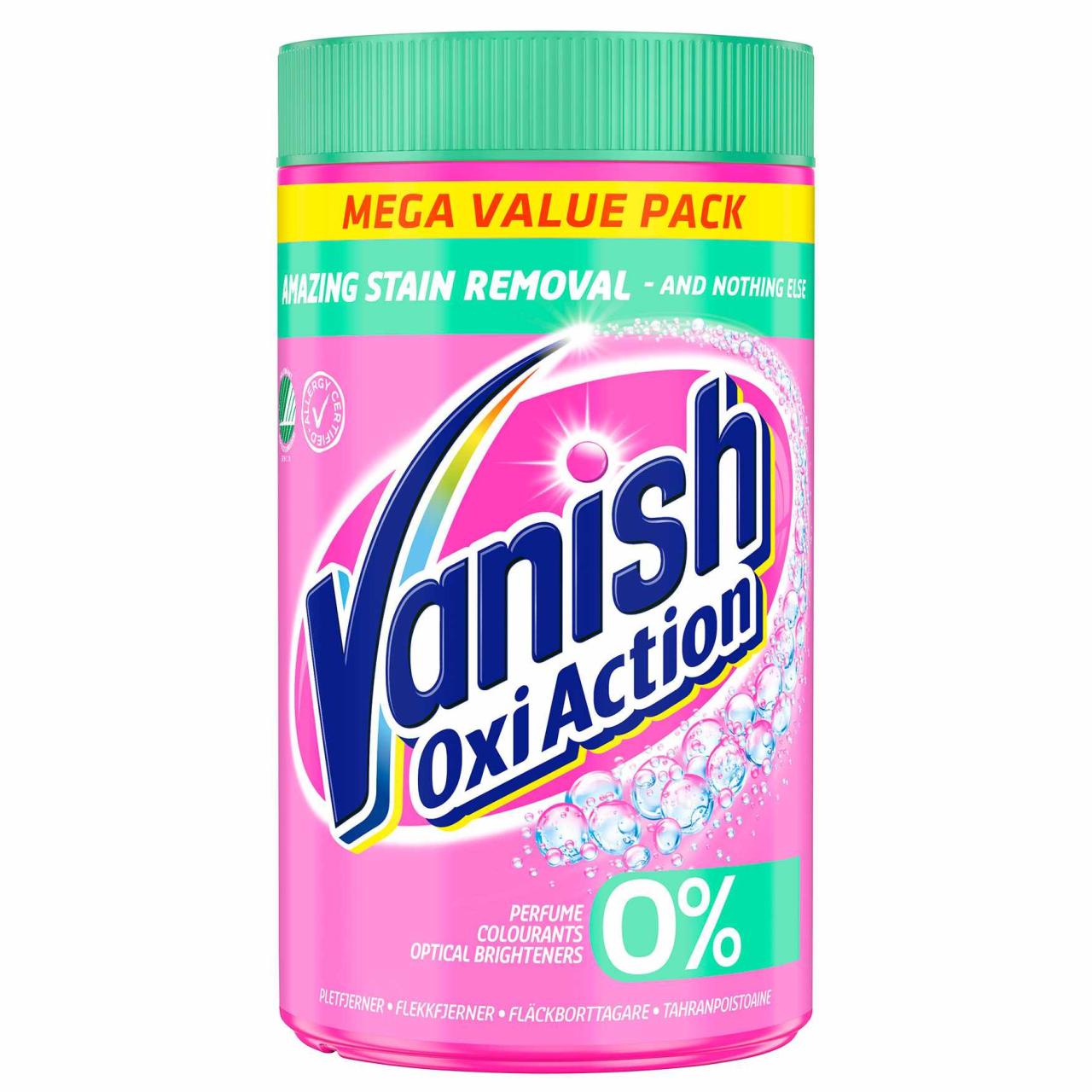 DE Vanish Oxi Action 0% Powder/Fleckentferner Pulver 1320g