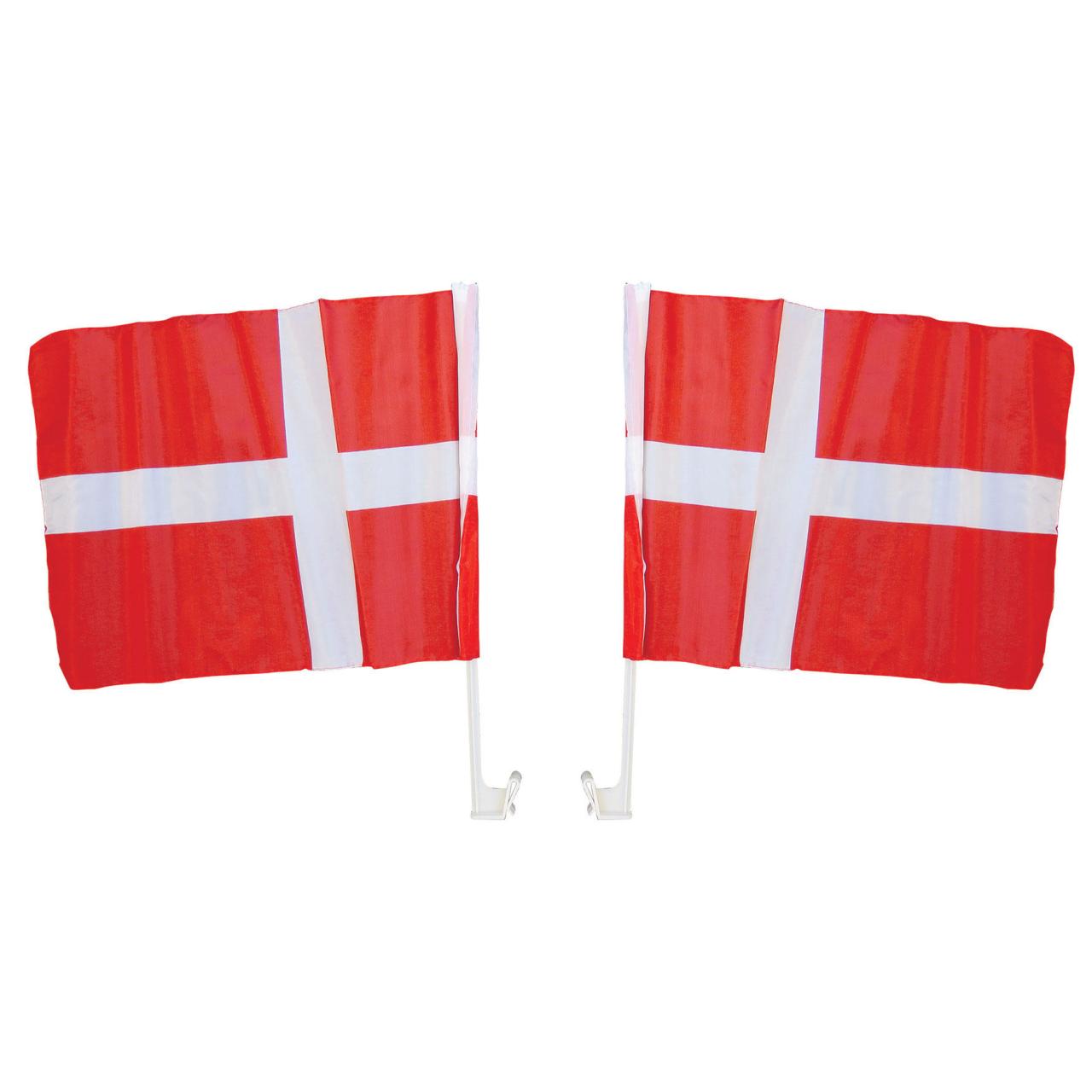 EM FLAG/Flaggen DK Für das Auto 2 STK