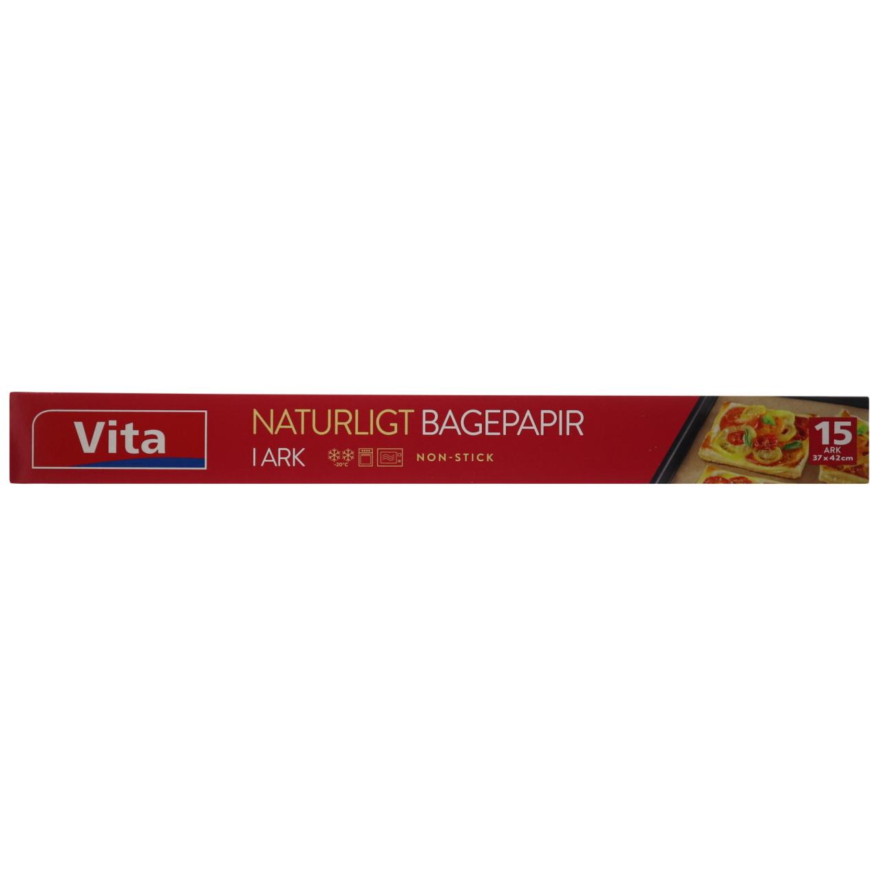 Vita Natural Baking paper in sheets/Backpapier 15 Blatt