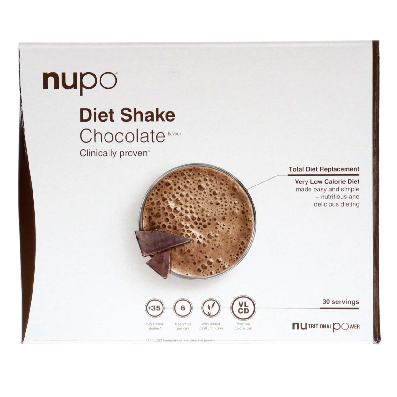 Nupo Diet Shake Value Pack - Chocolate 30 port. 960 gr