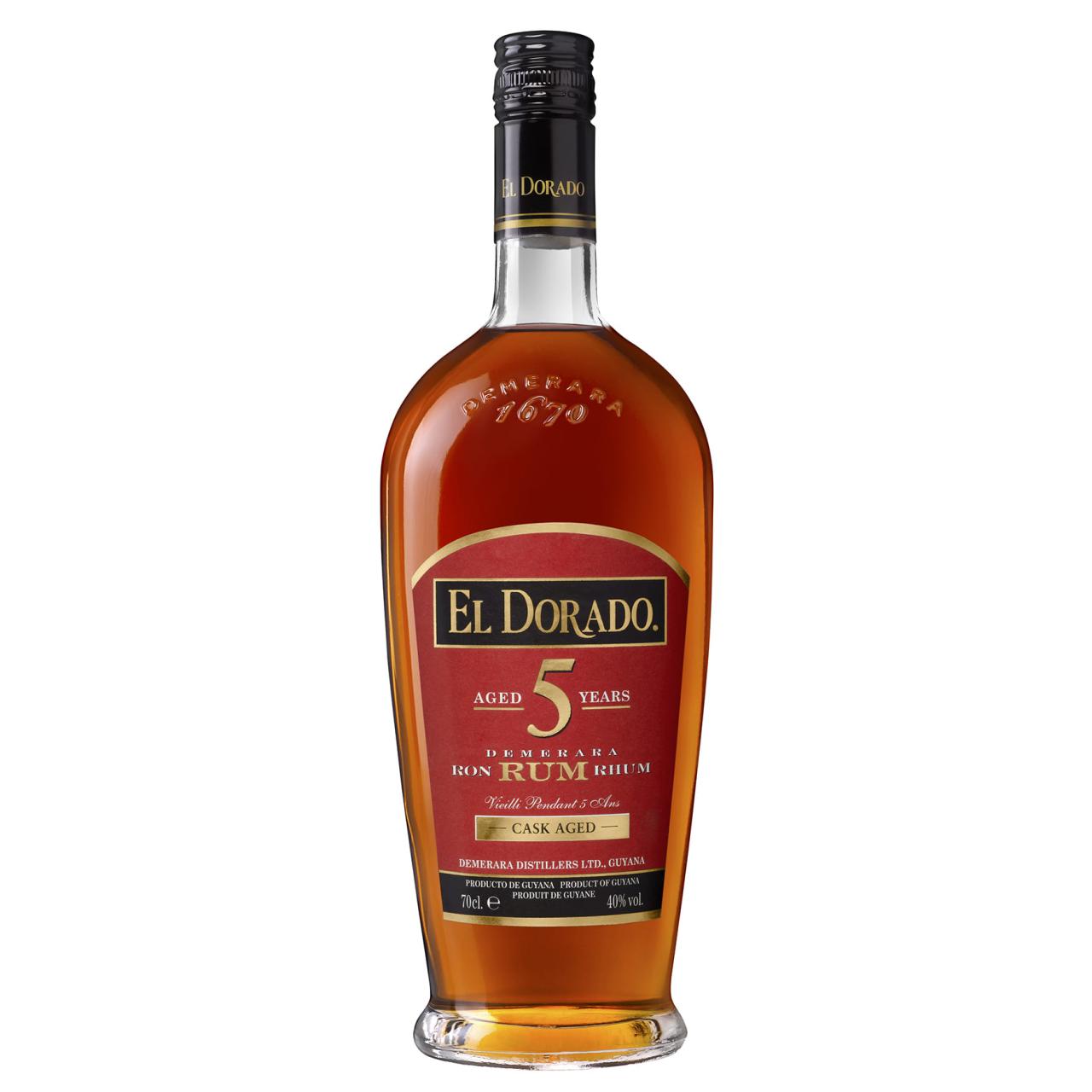 El Dorado Rum  5 Jahre 40% 0,7l