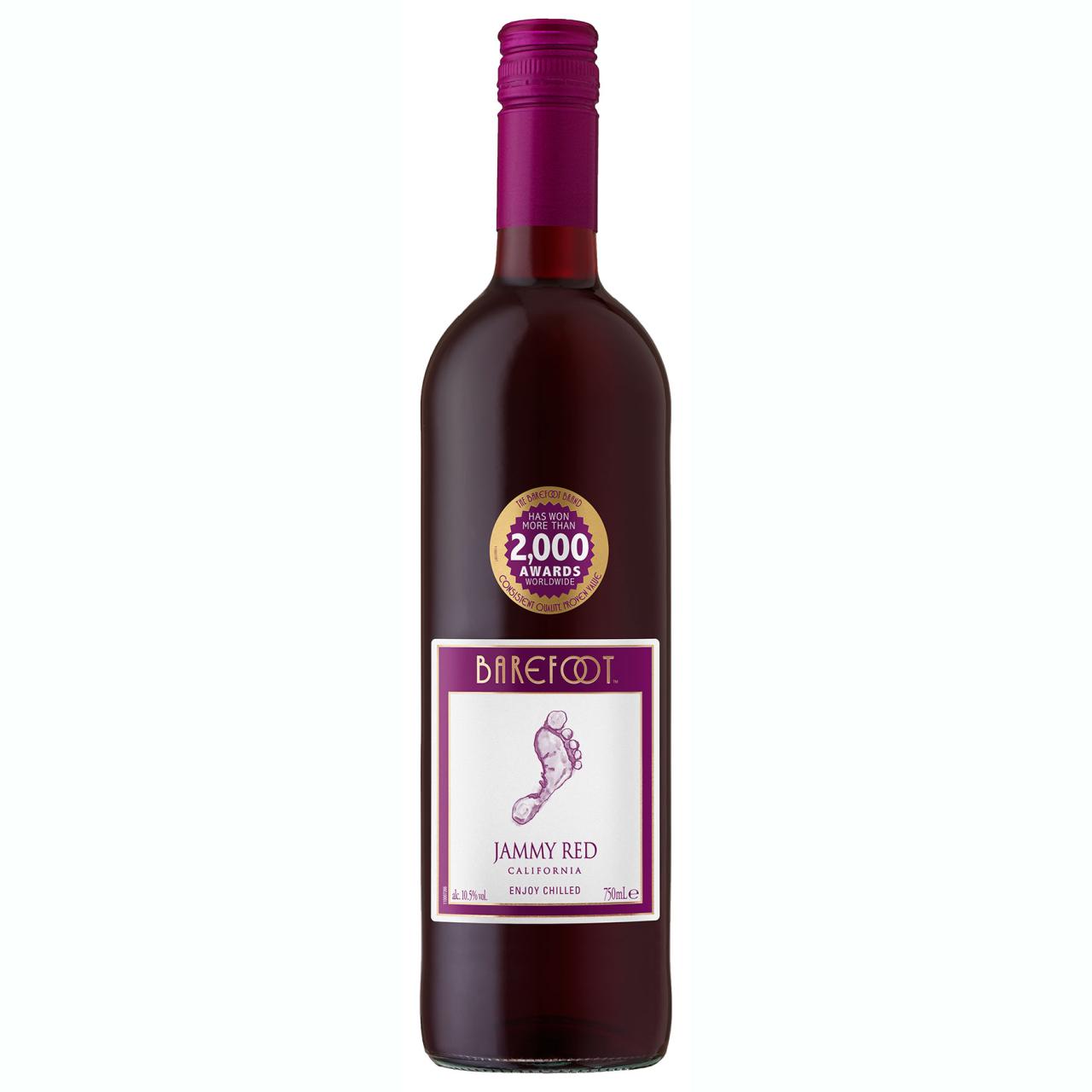 Barefoot Jammy Red 10,5% 0,75l