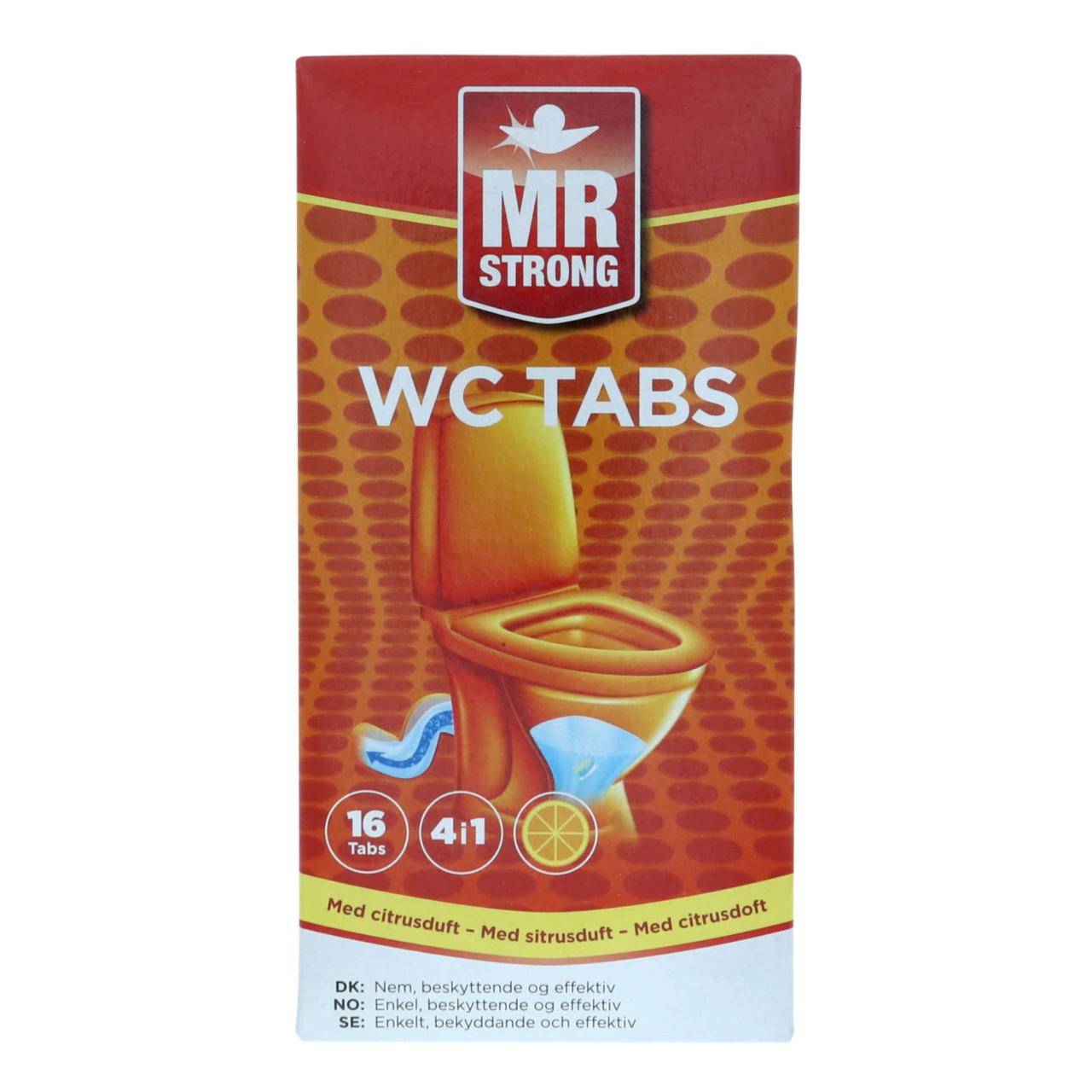MR Strong WC Tabs Citrus 16x25g