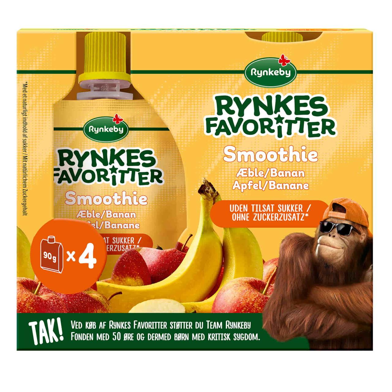Rynkes Multifrugt Smoothie 4x90g
