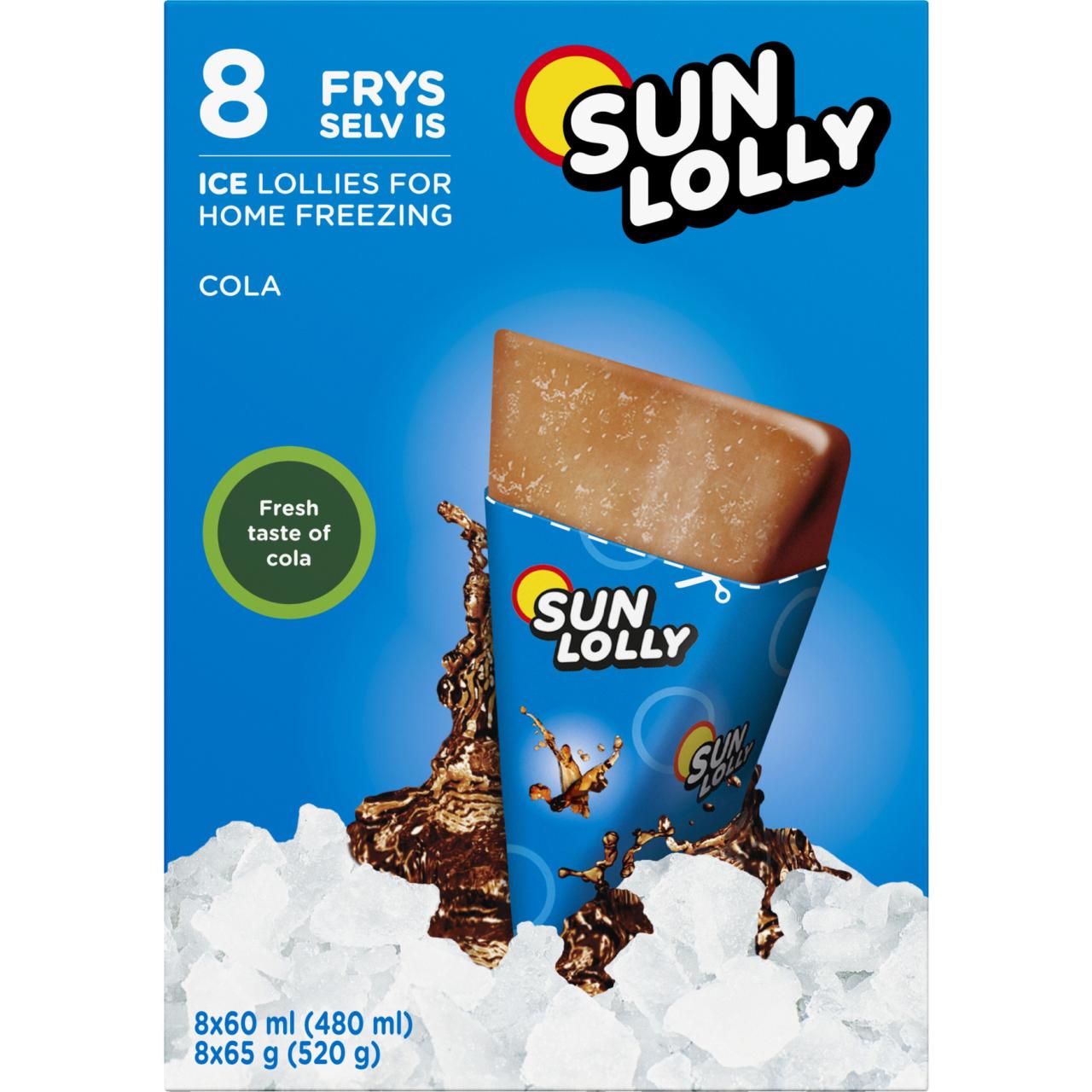 Sun Lolly Cola 8stk Display