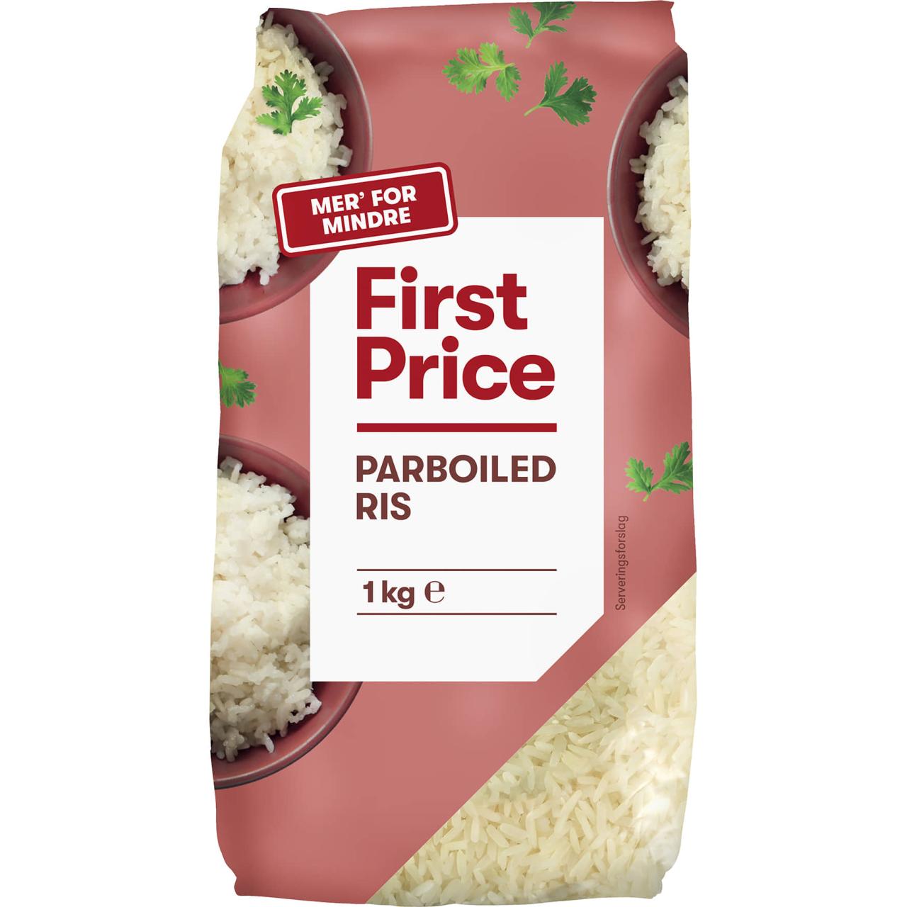 First Price Parboiled Ris 1kg