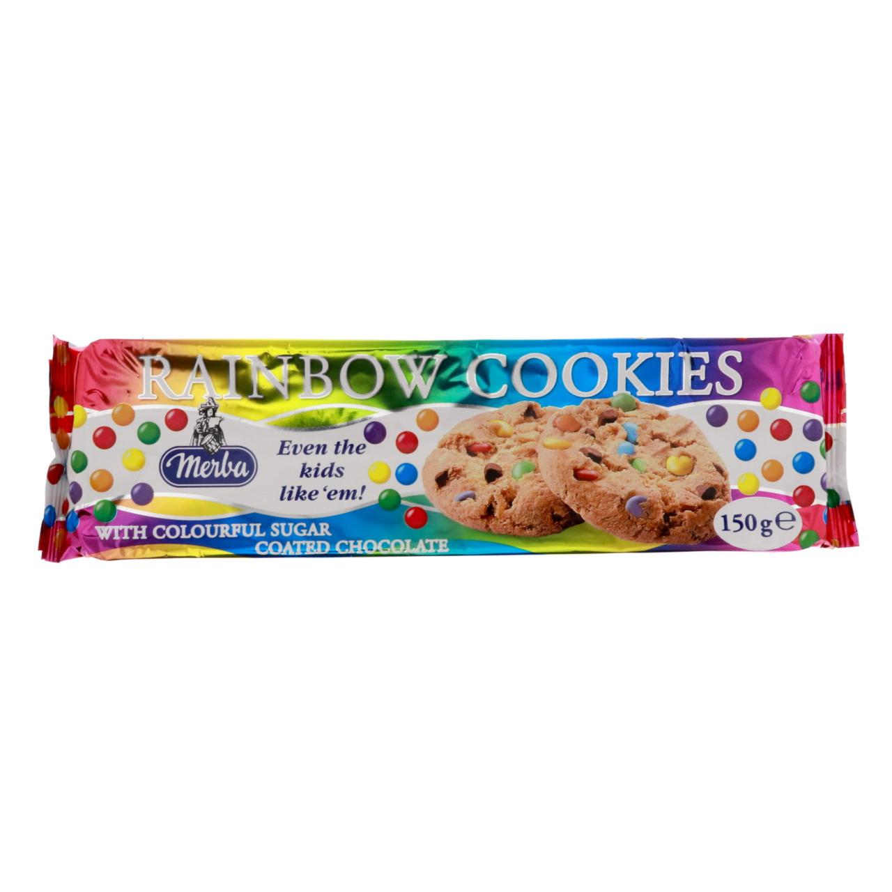Merba Rainbow Cookies 8stk 150g