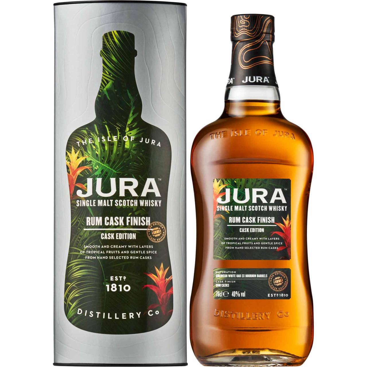 Jura Rum Cask Finish Whisky 40% 0,7l