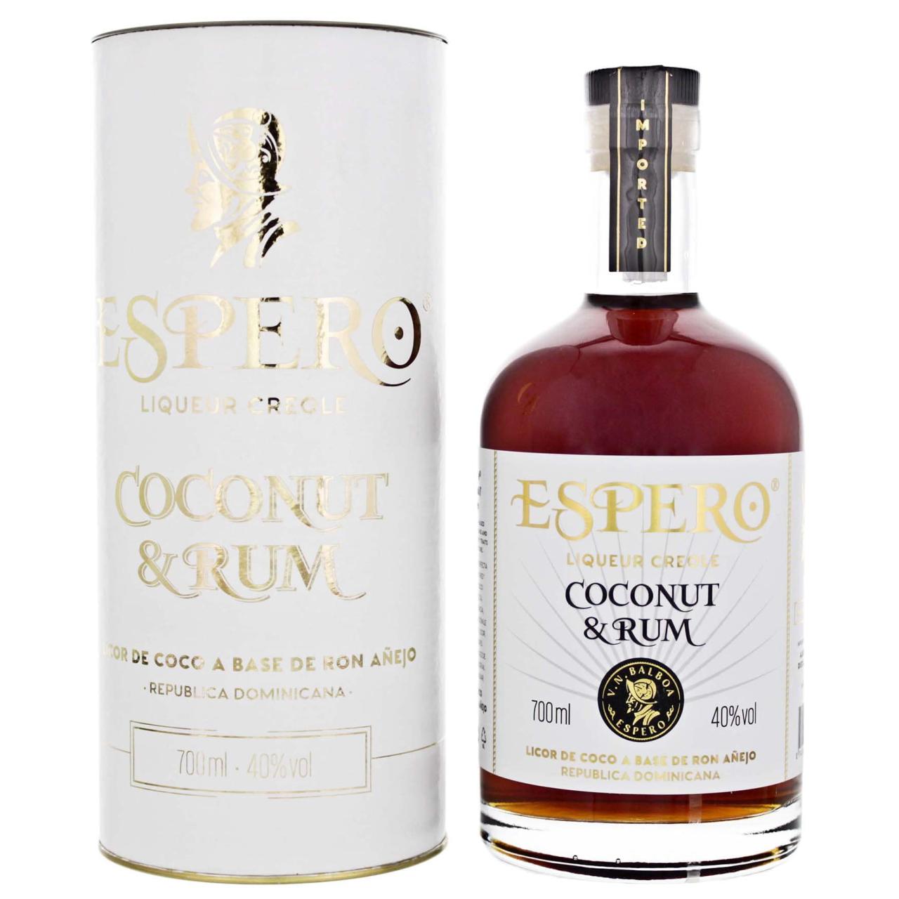 Espero Coconut & Rum 40% 0,7l