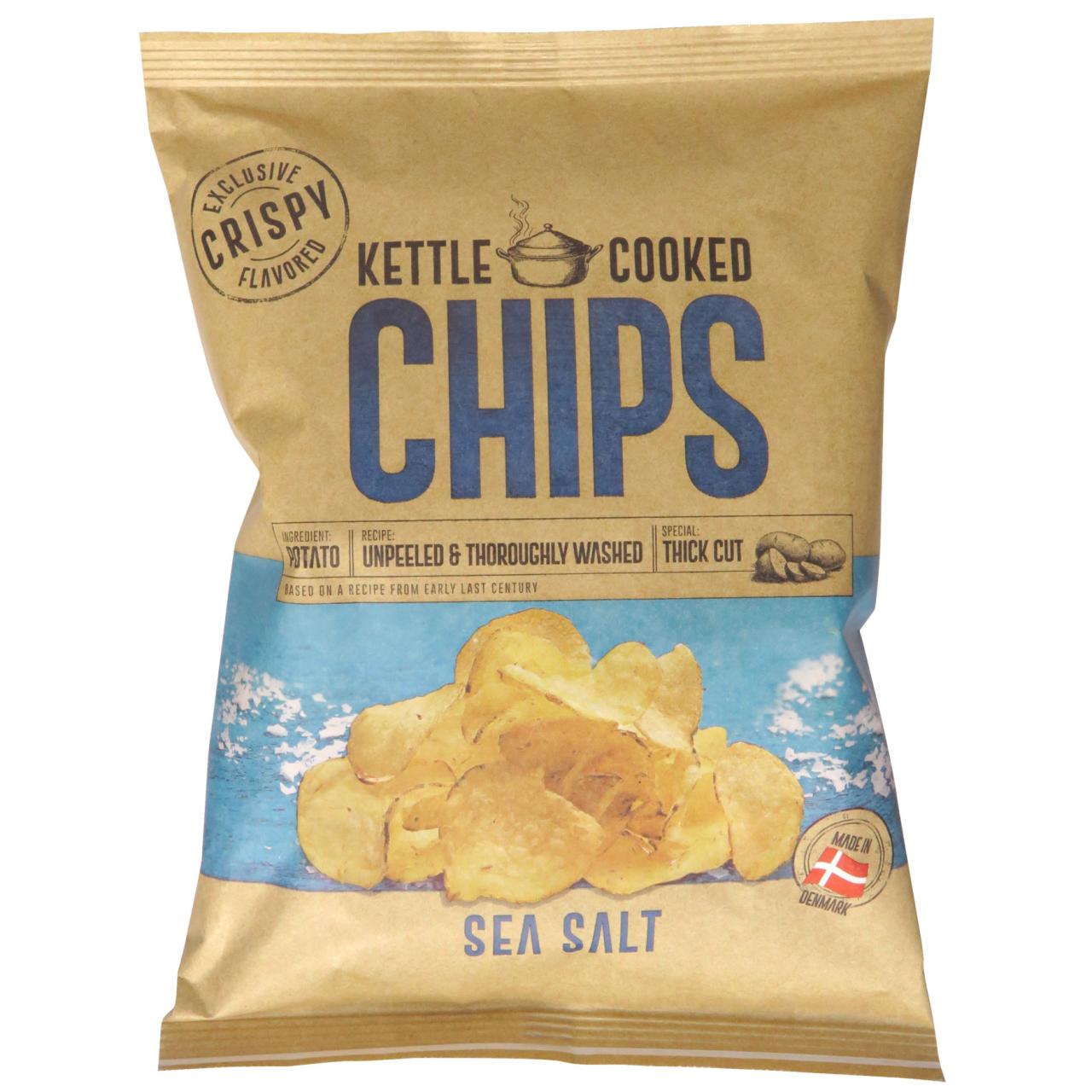 Kettle Cooked Chips SeaSalt 150g