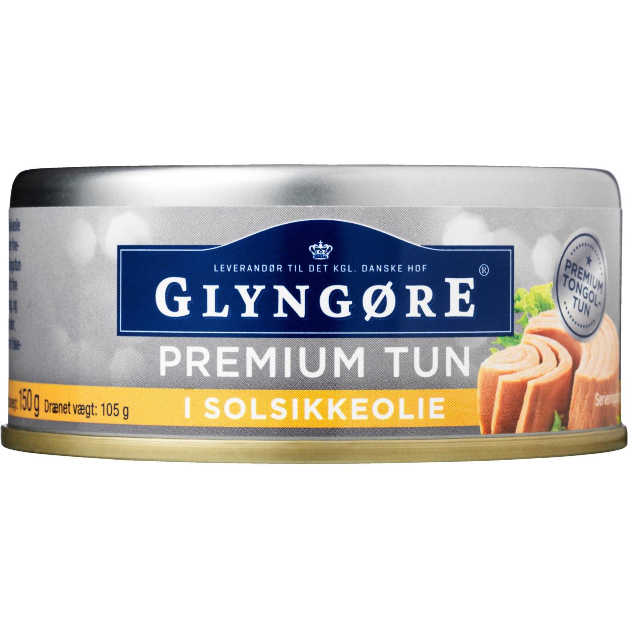 Glyngøre Premium Tun i solsikkeolie/Thunfisch in Sonnblumenöl 150/105g