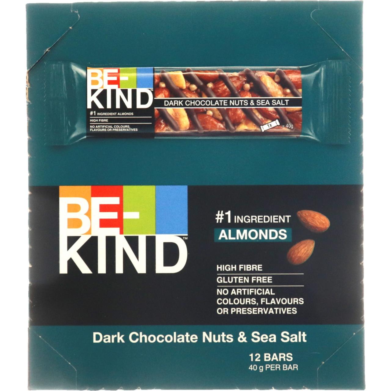 BE-KIND™ Dark Choco Nut & Seasalt 40g