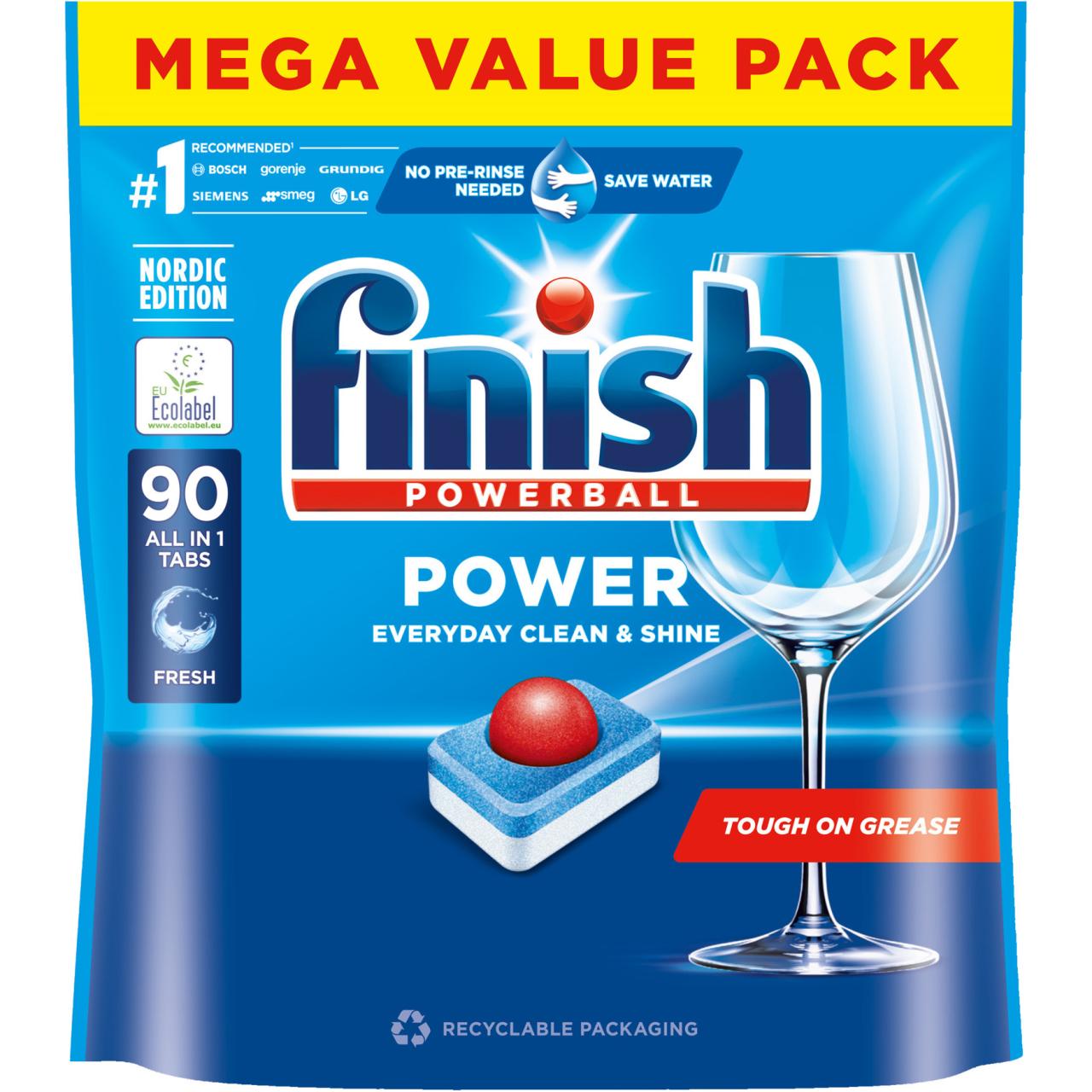 Finish Power All in 1 90 Tabs