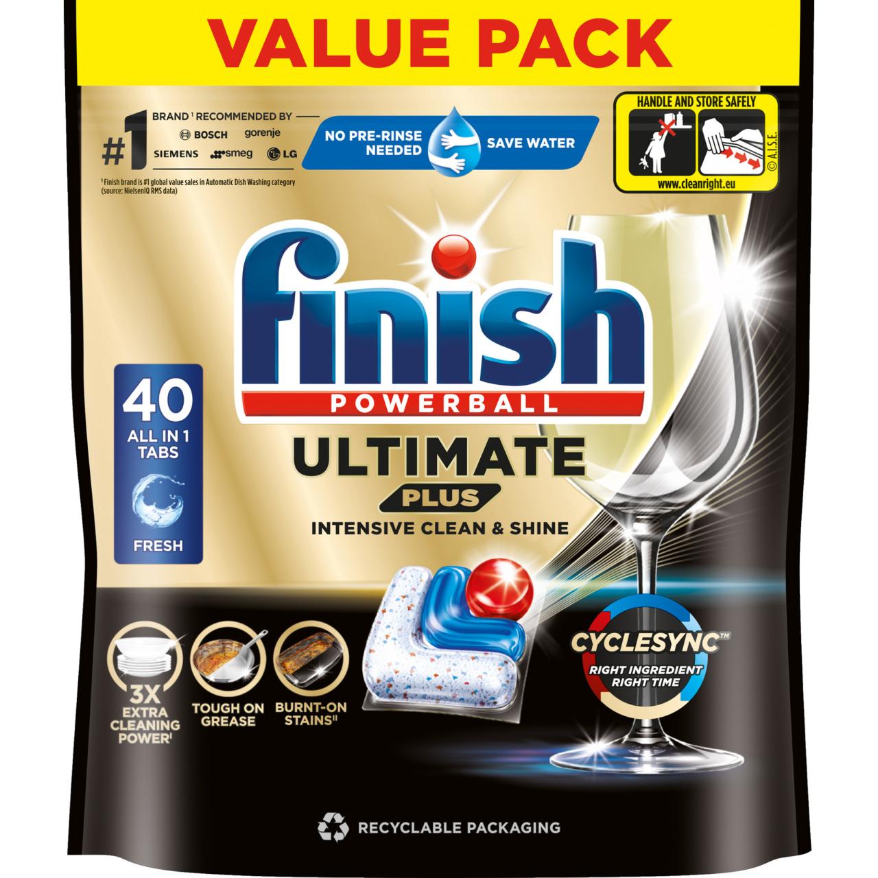 Finish Ultimate plus all in 1 40 Tabs