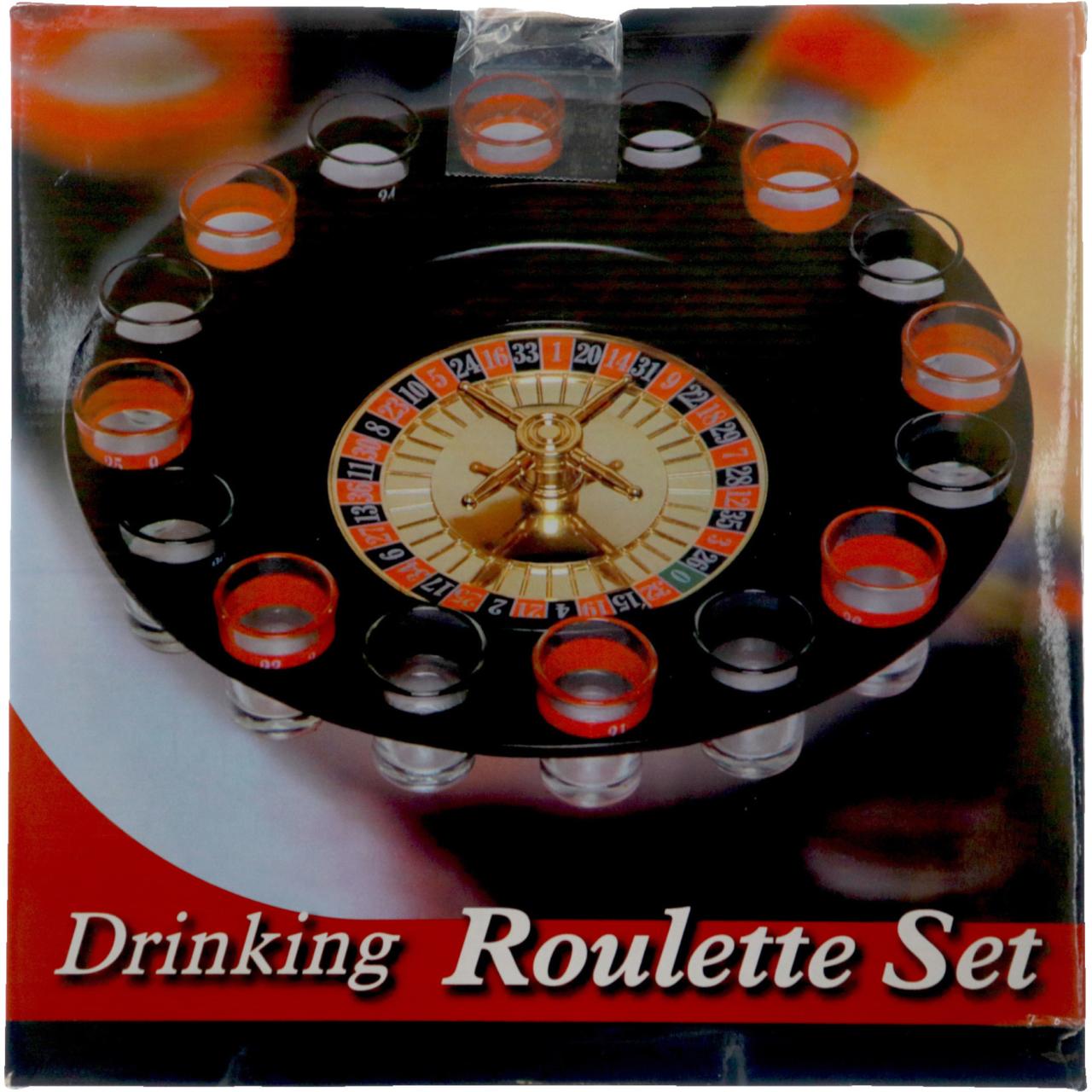 Shots Roulette Med 16 Glas/2 Kugeln