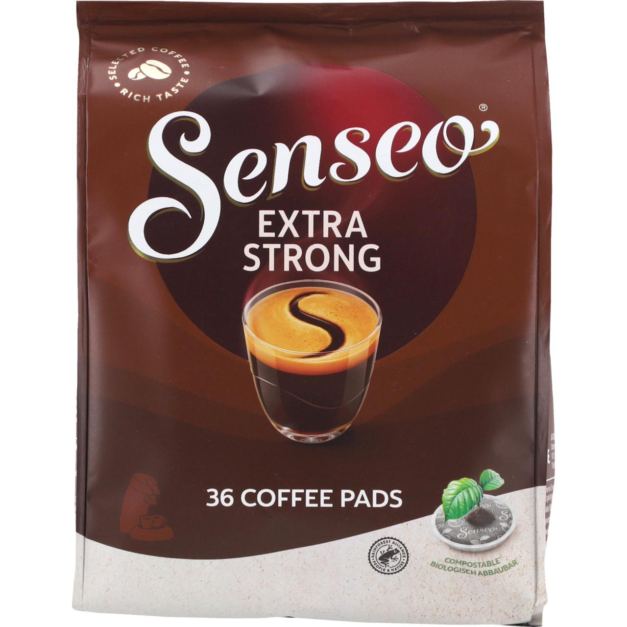 Senseo Kaffepuder/Kaffepads Extra Strong 36 St/250g
