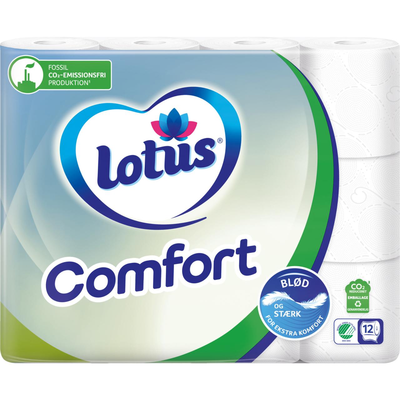 Lotus Comfort Toilettenpapier 3lagig 12 Ro.