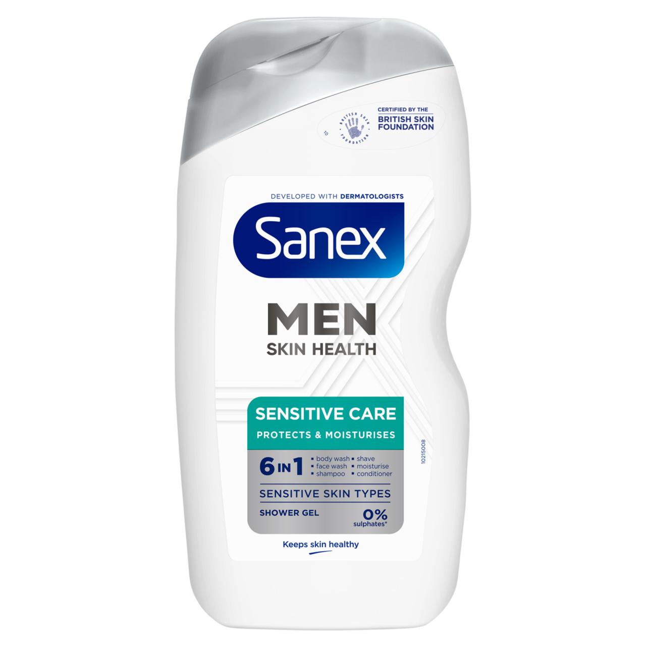 Sanex Shower Gel Men Sensitive 400 ml 